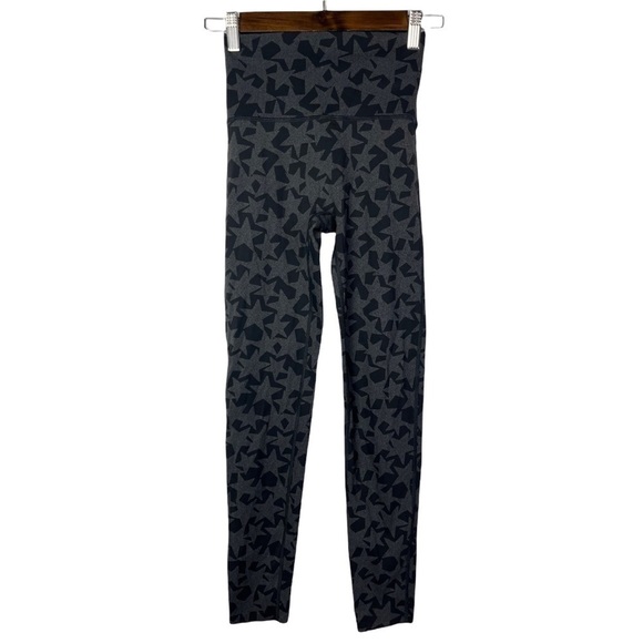 Aerie Move Black & Gray Stars Full 7/8 Athletic Leggings S - Picture 2 of 5